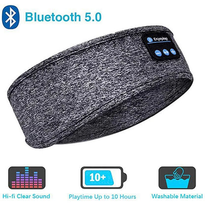 Wireless Bluetooth Earphone Sleeping Band Music Headphones Soft Elastic Comfortable Eye Mask Sleep Headset for Side Sleepers